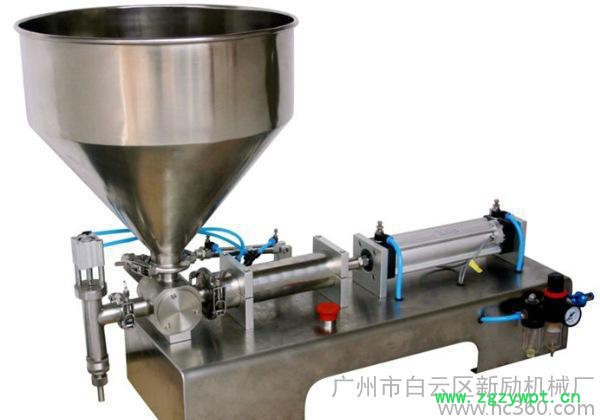 卧式气动液体灌装机 单头液体定量灌装机 卧式半自动气压灌装机