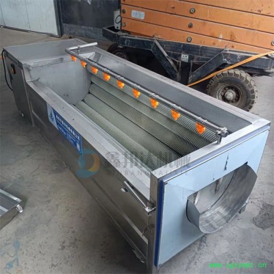 鑫邦达 马铃薯去皮清洗机 天麻沙姜去泥清洗设备 中药材牛蒡毛辊清洗机