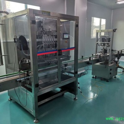 直销玻璃水灌装机旋盖机理盖机全自动液体灌装生产线灌装机厂家