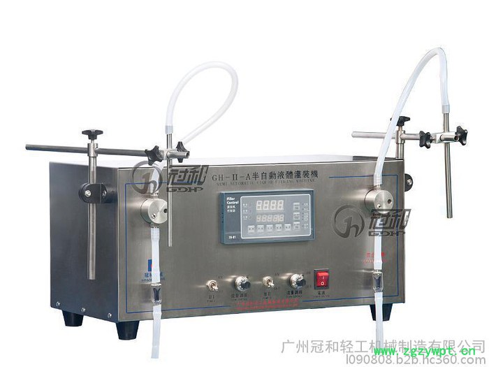 供应冠和机械GHSLF-E1供应半自动液体灌装机