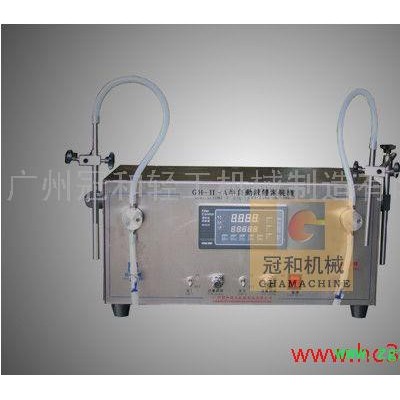 供应广东大泵单头半自动液体灌装机