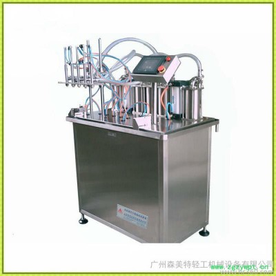 供应森美特机械GMT-E4头液体灌装机，水剂灌装机