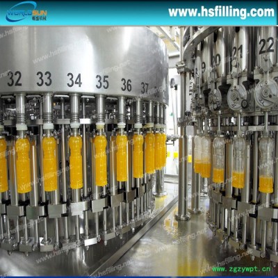 四合一灌装机 果粒橙灌装机  果肉饮料灌装机 颗粒灌装设备