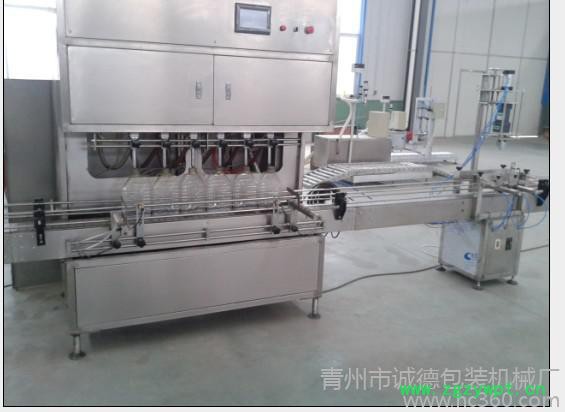 供应诚德灌装生产线     全自动6头罐装机