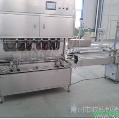 供应诚德灌装生产线     全自动6头罐装机