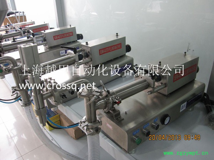 上海越甲半自动活塞式台式液体灌装机FM-SLT