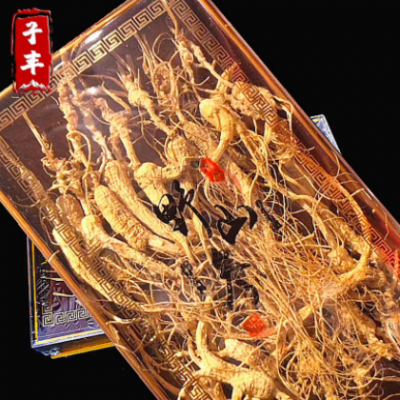 长白山老池底林下山参 15-20年参龄 移山参 免费打粉残肢老皮人参