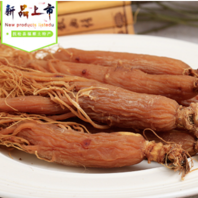 厂家货源长白山全须红参 盒装15-20支左右规格齐全入药人参批发