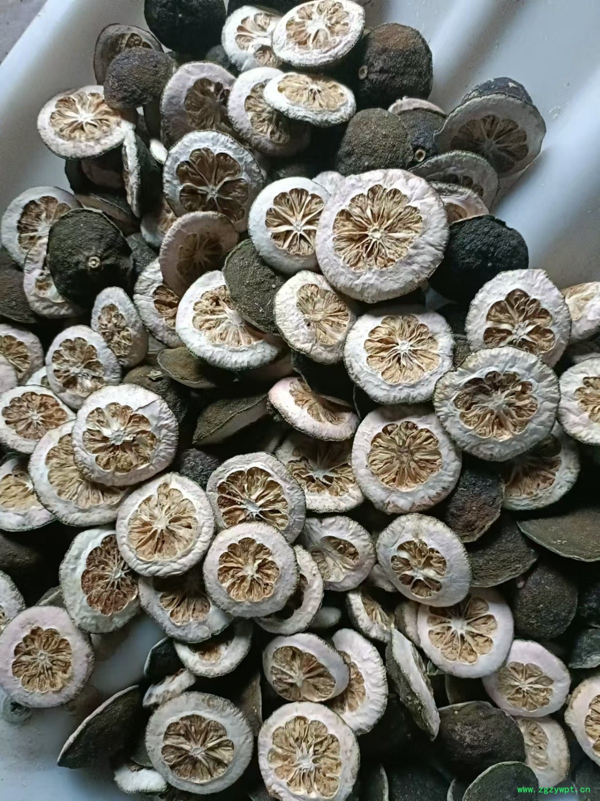 纯手工横切枳壳